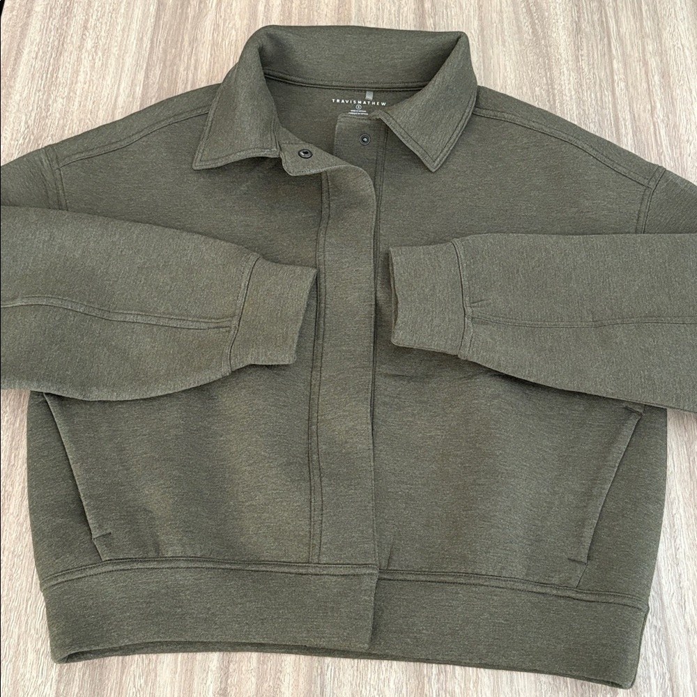 Travis Mathew Cloudscape Button Down Jacket Top A… - image 7